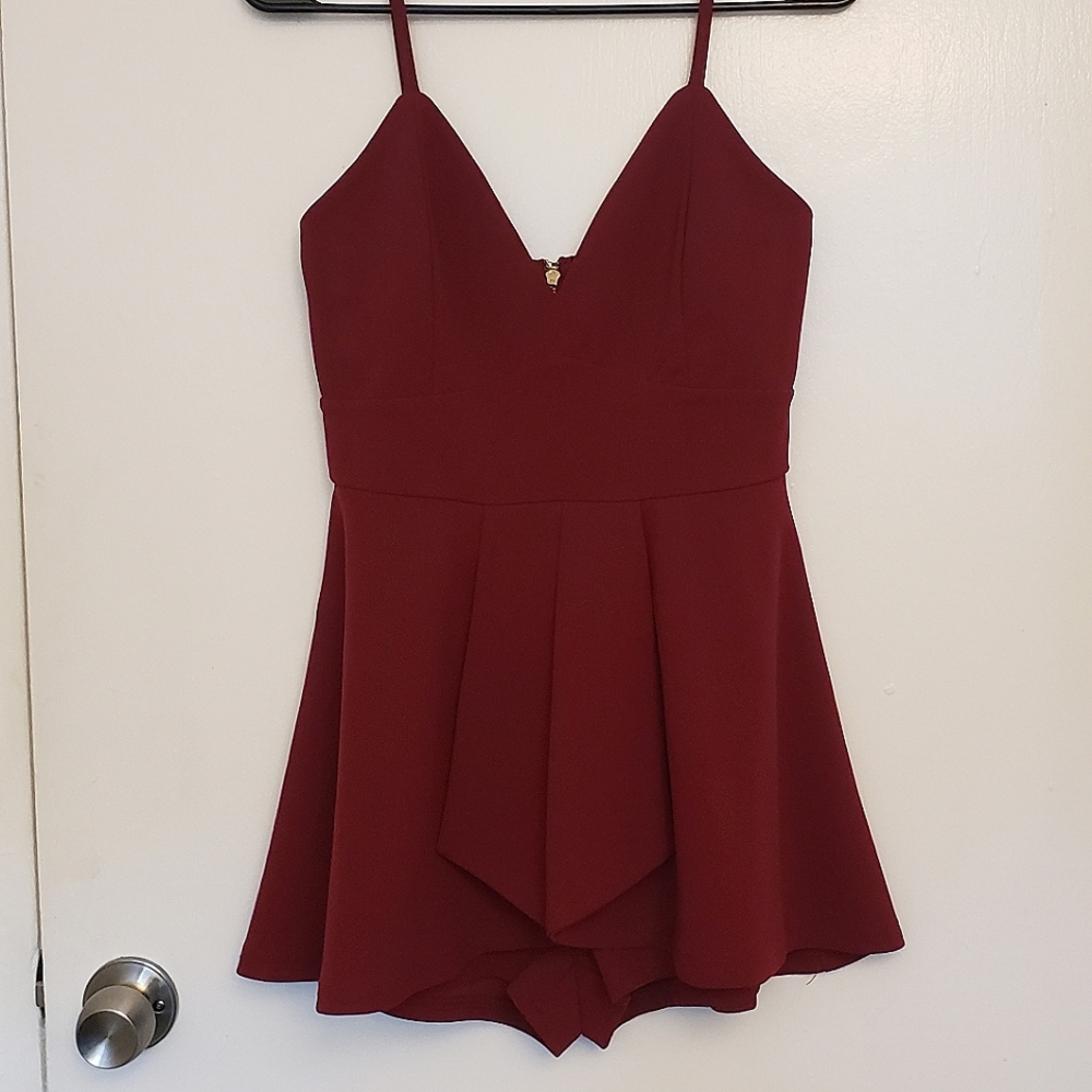A'gaci Maroon Romper